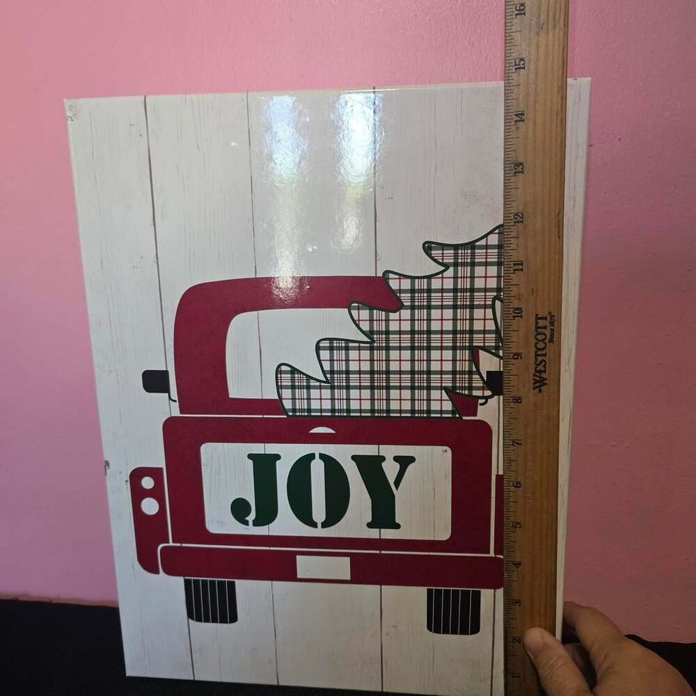 Christmas Red Truck JOY Gift Box